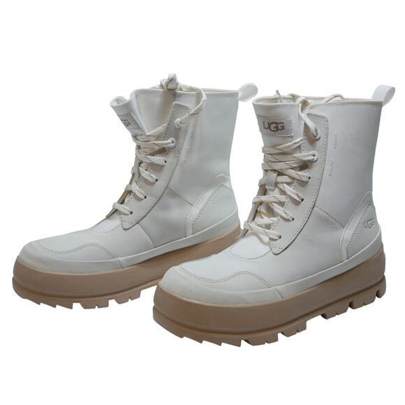 NEW UGG LUG BOOT BRIGHT WHITE 1143833 WOMENS SIZE - 8 - Picture 1 of 15